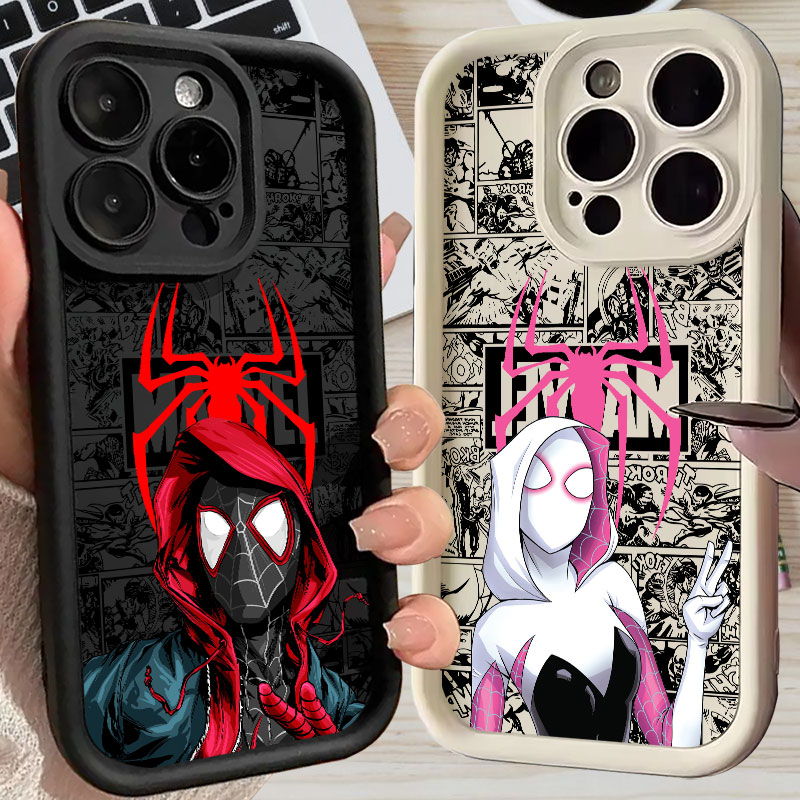 Apple Iphone 15 Pro Max - 스파이더맨 마일즈 모랄레스 그웬 마블 코믹스