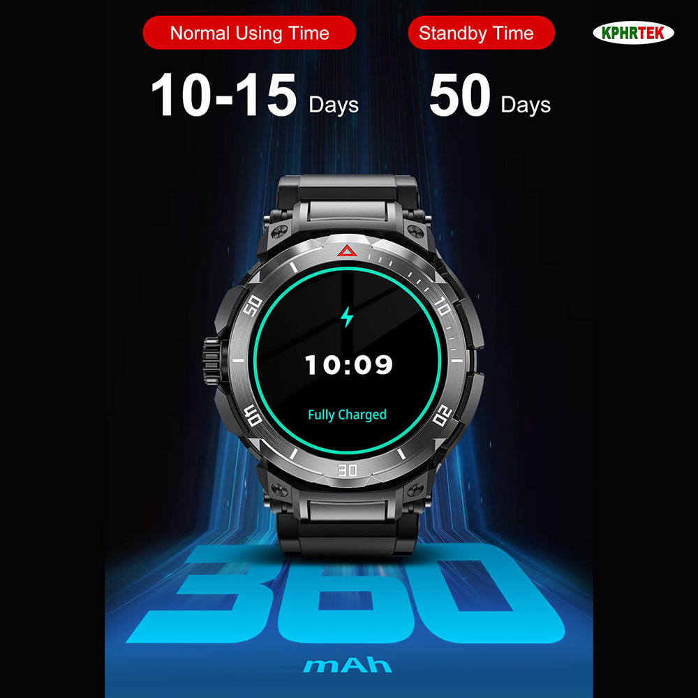 Smartwatch Headset - 2-in-1 스마트워치 (TWS 블루투스 이어버드 내장),