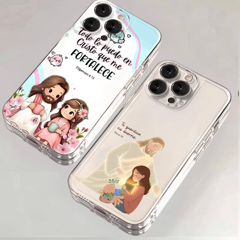 Xiaomi Redmi Note 13 - 만화 예수와 나 성경 구절 프린트