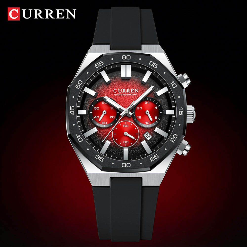 Accessories With Watch - 커렌 패션 캐주얼 남성 스포츠 시계
