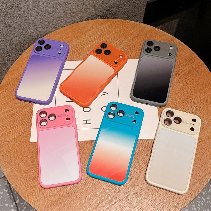 Apple Iphone 15 Pro Max - 럭셔리 캔디 컬러 그라데이션 폰 케이스