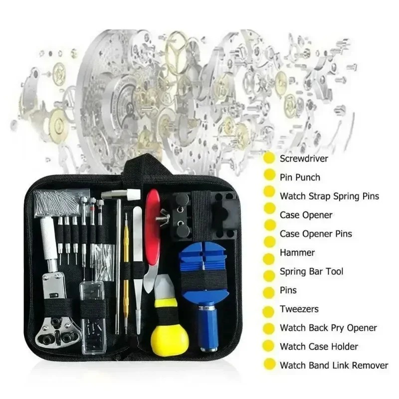 147개 시계 수리 도구 세트 시계 제작자 전문 키트  - Tool Kit Strap Change 리뷰 및 가격