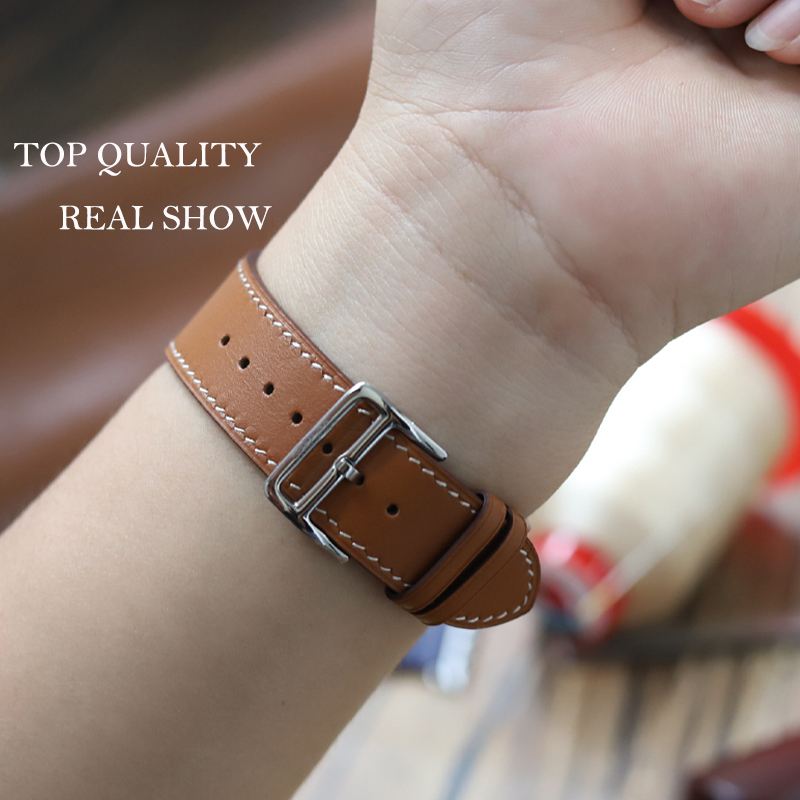 애플 워치용 정품 가죽 팔찌, 선물 상자 포함, 울트라 - Smartwatch Accessories Shop 리뷰 및 가격