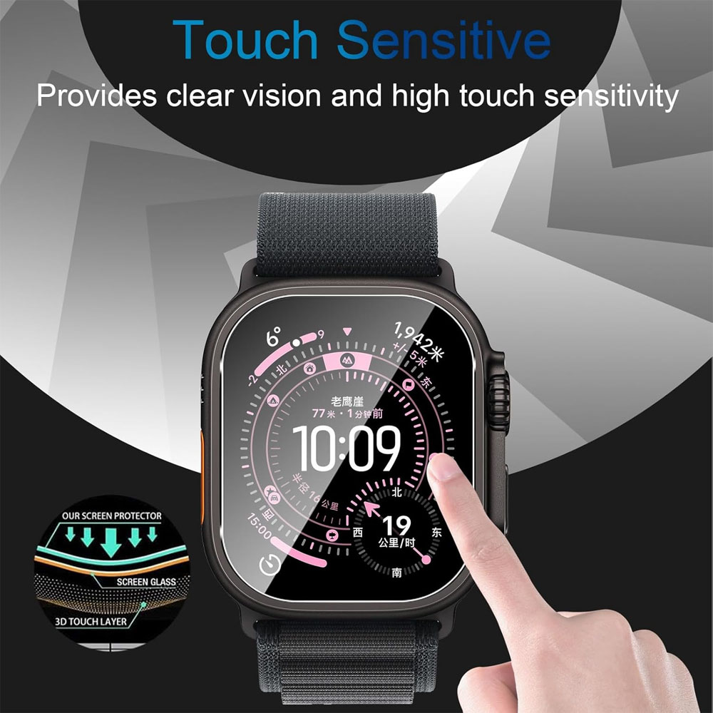 애플 워치 울트라 3 49mm 강화유리 스크린 보호 필 - Watch Case Bumper 리뷰 및 가격