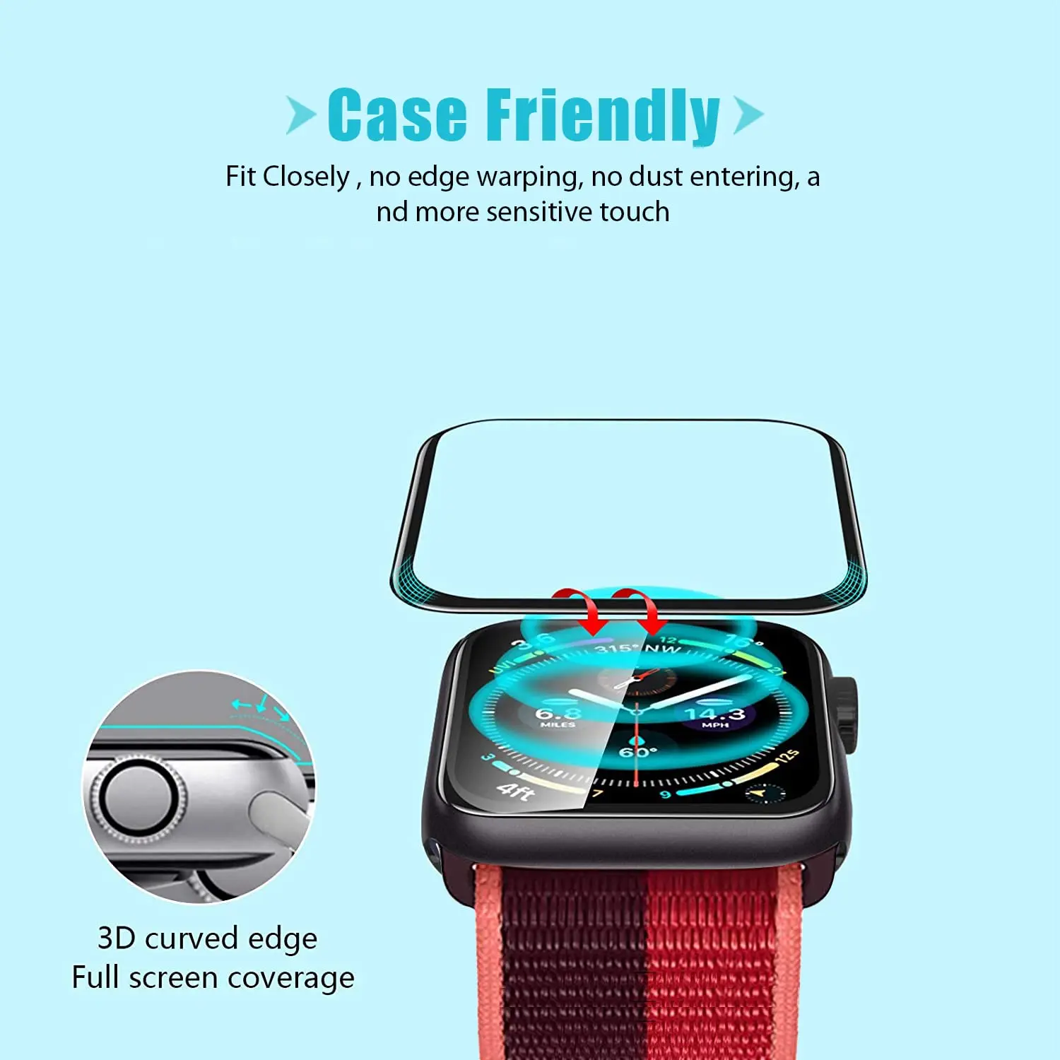 애플워치9 8 7 6 5 4 3 SE 시리즈 38mm  - Watch Case Bumper 리뷰 및 가격