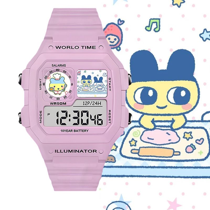 다마고치 스마트 전자시계 빅 마우스 짐아미 학생용 전자 - Accessories With Watch 리뷰 및 가격