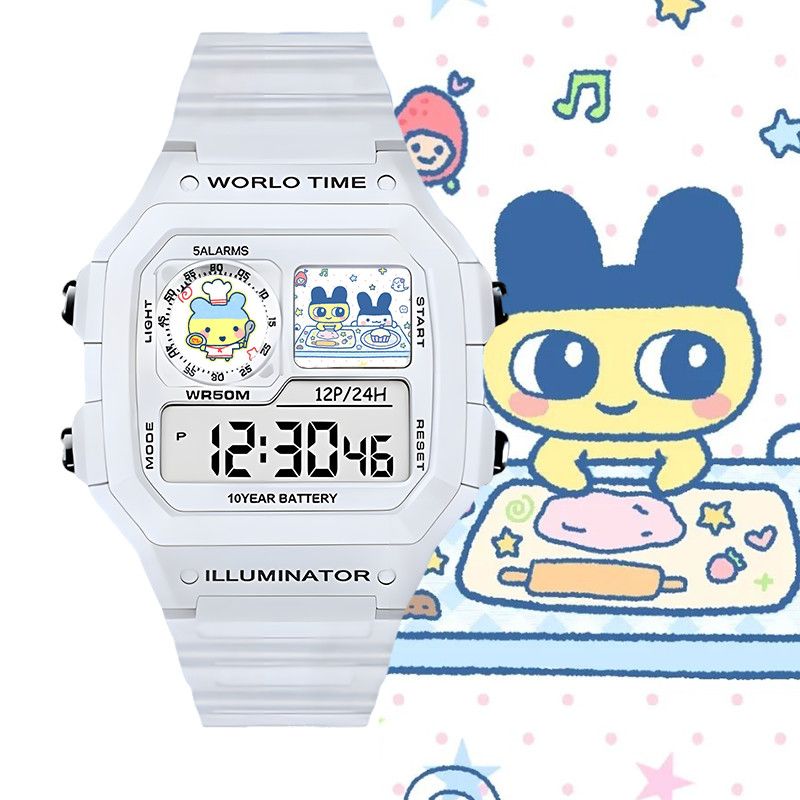 다마고치 스마트 전자시계 빅 마우스 짐아미 학생용 전자 - Accessories With Watch 리뷰 및 가격