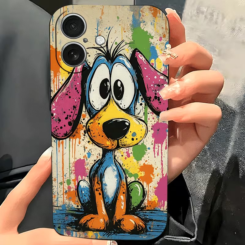 그래피티 컬러 강아지 TPU 폰 케이스 (아이폰 17, - Apple Iphone 15 Pro Max 리뷰 및 가격