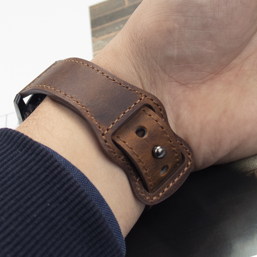 진짜 가죽 시계 밴드 스트랩 20mm 22mm 화웨이  - Smartwatch Accessories Shop 리뷰 및 가격