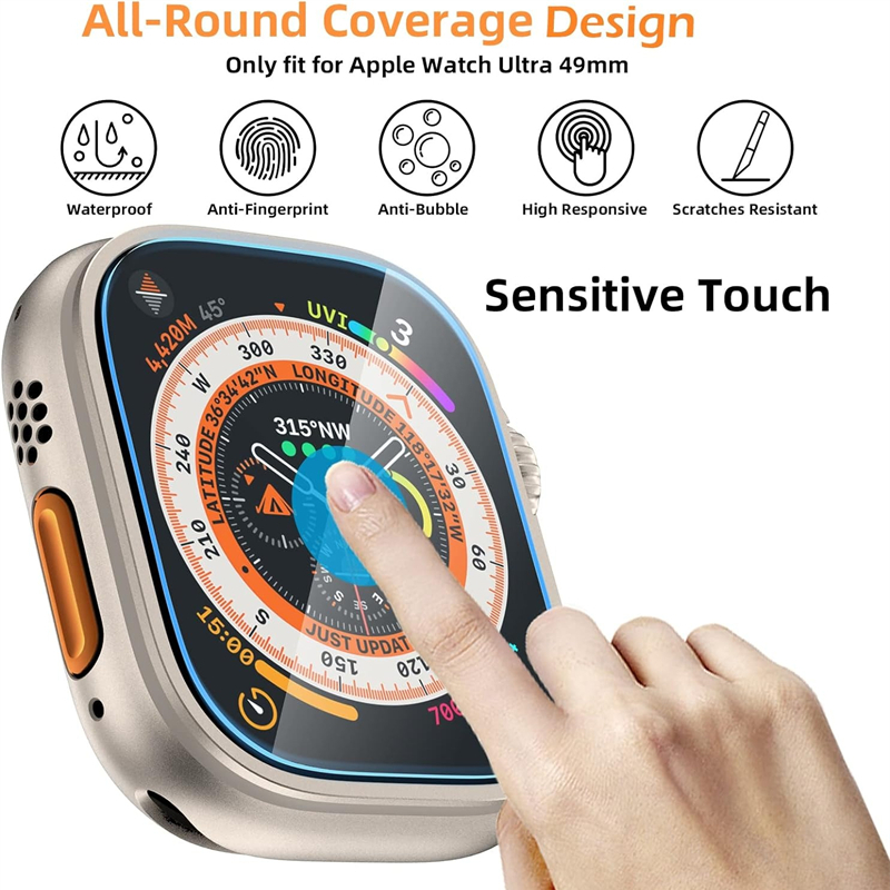 애플 워치 울트라 2 용 강화 유리, 스크래치 방지 스 - Watch Case Bumper 리뷰 및 가격
