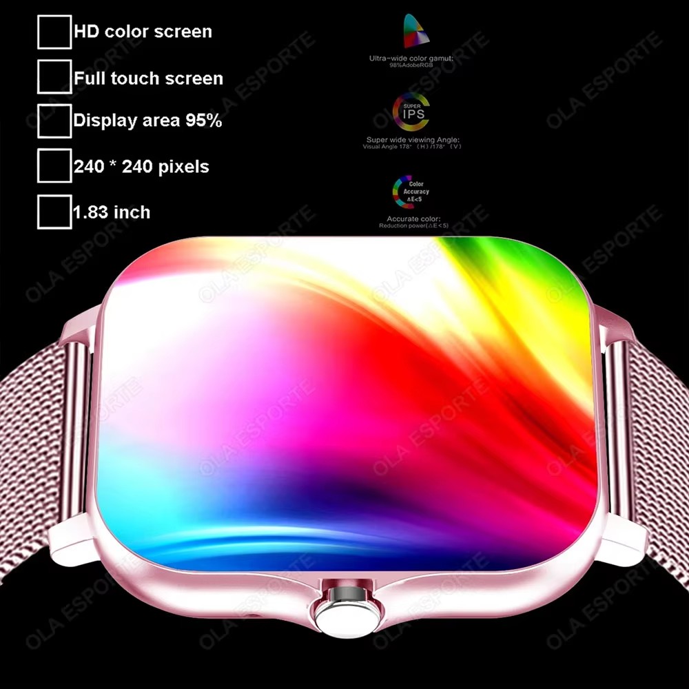 2026 새로운 다기능 스마트 시계 남성 및 여성 블루 - Android Smartwatch Accessories 리뷰 및 가격