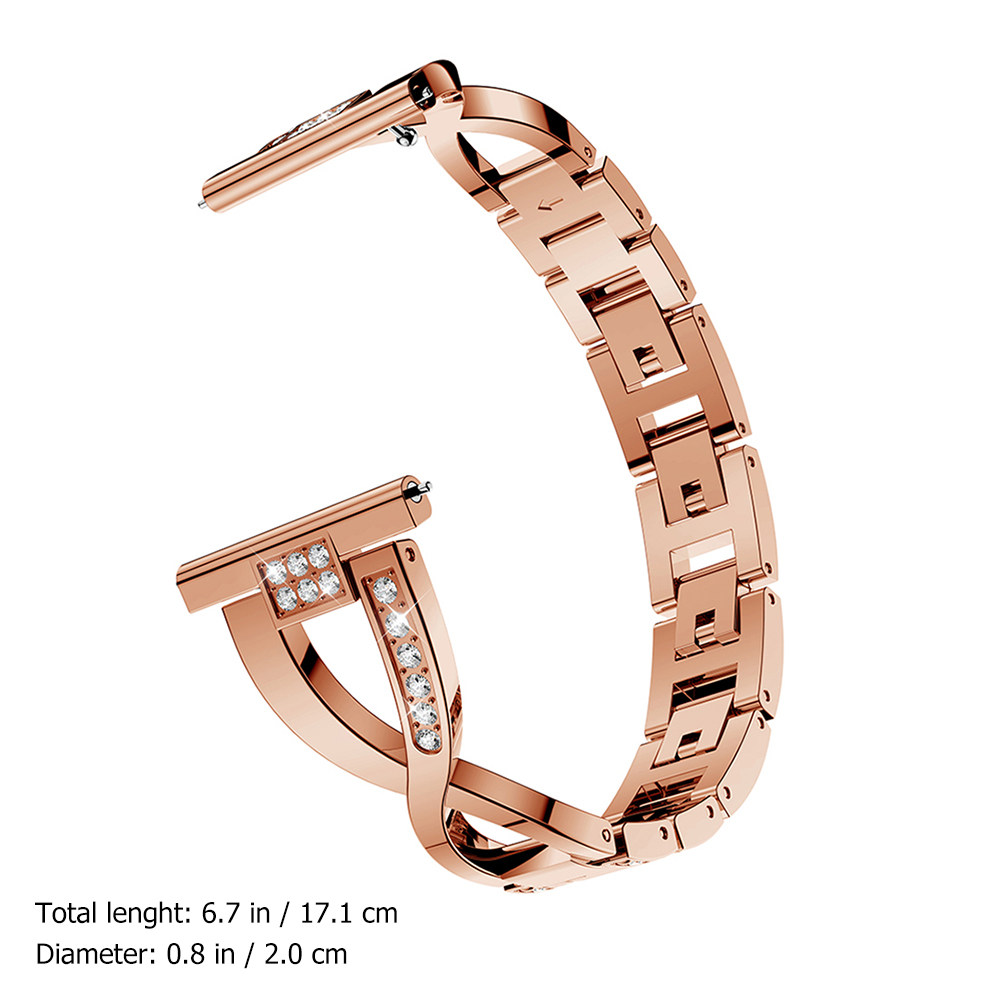 1개 워터 드릴 시계 스트랩 라인스톤 스타일리시한 아연 - Smartwatch Accessories Shop 리뷰 및 가격