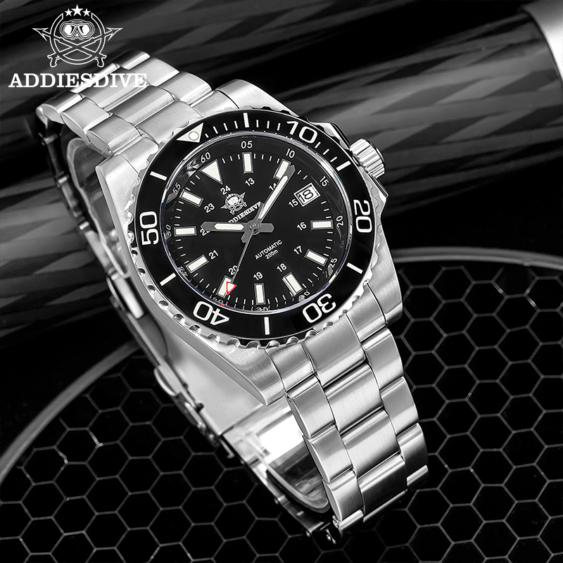ADDIESDIVE 남자 시계 8215 기계식 사파이어 - Accessories With Watch 리뷰 및 가격