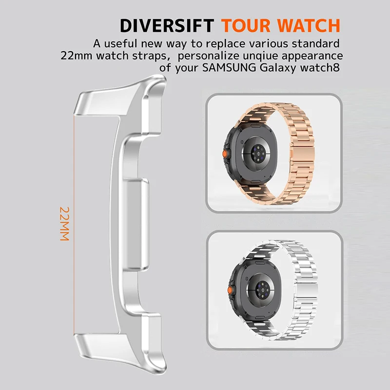 삼성 시계 8/8 클래식 44mm 40mm 금속 스테인 - Smartwatch Watch Accessories 리뷰 및 가격