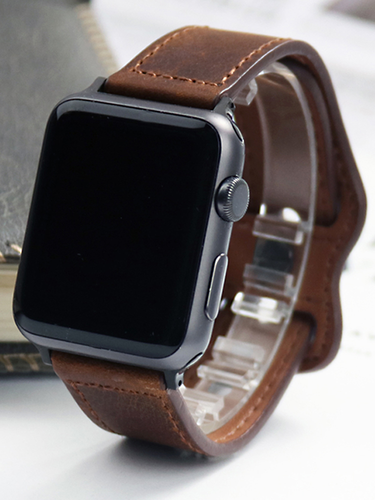 애플 워치 밴드용 천연 가죽 스트랩, 49 45/41  - Smartwatch Accessories Shop 리뷰 및 가격